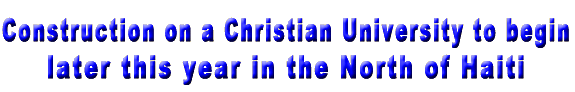 Construction on a Christian Univerisity 