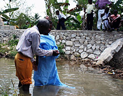 New Believers Baptism!
